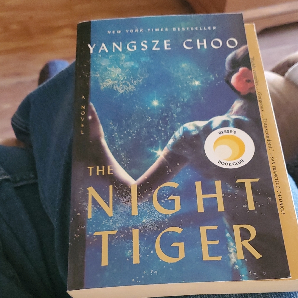 🎈The Night Tiger by Yangsze Choo- Blue and Gold🎈